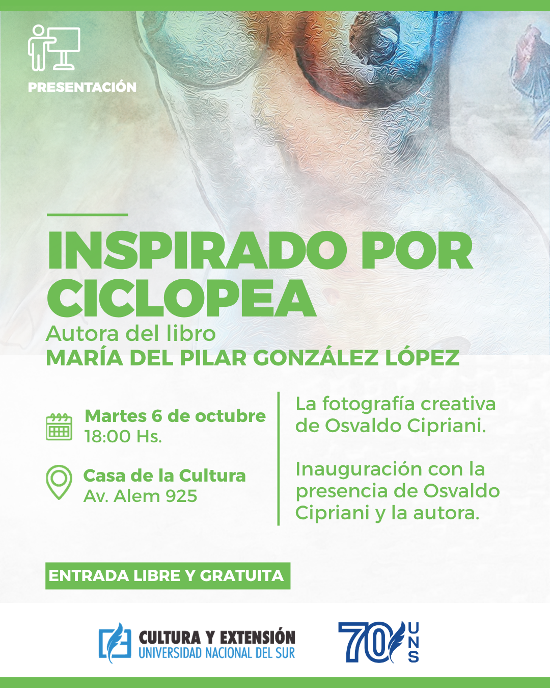 Presentación del Libro Inspirado Por Ciclopea de María del Pilar González López